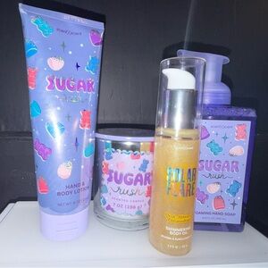 Scentsy Sugar Rush Hand & Body Set - Purple and Gold